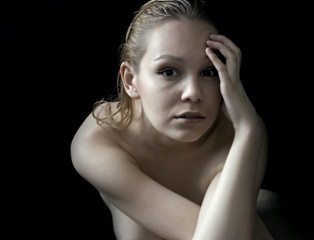 Obraz premium the beauty girl photo