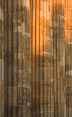 Detail of the Brandenburger Gate's columns in Berlin.