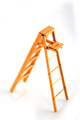 stepladder as a tool for housekeeping or painting