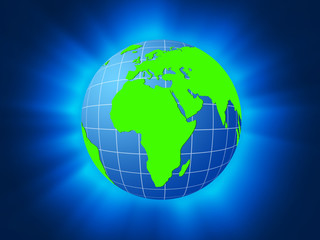 green planet background