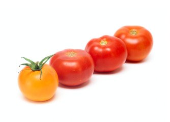 Tomato vegetable isolated on white for your design