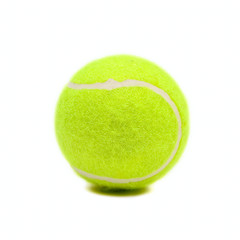 Green ball isolated on white for your design
