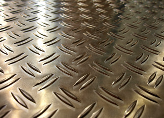 Fototapeta premium Metallplatte