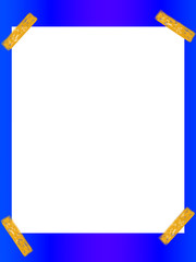 Blank Paper Space With Tape