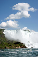 Niagara Falls on the United States of America border