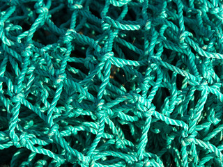 Green fishing net