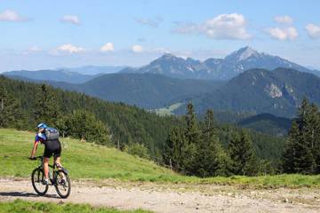 Mountainbiken, Berge, Panorama
