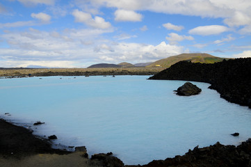 Fototapeta na wymiar Blaue Lagune