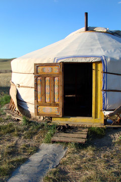 Yourte traditionnelle en Mongolie