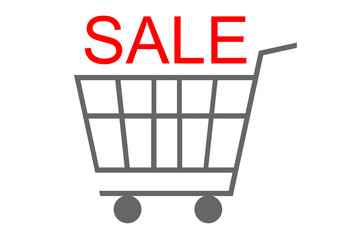 shopping cart, sale