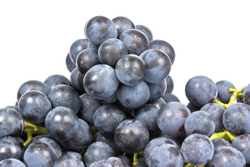 Purple Grapes Isolated on White