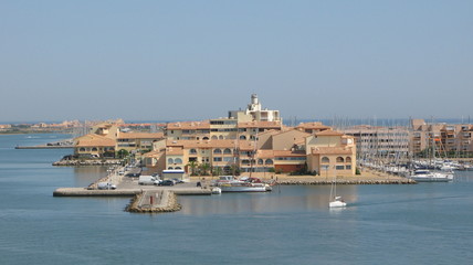 Fototapeta premium station balnéaire, languedoc roussillon