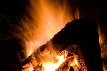 Fire or flame detail