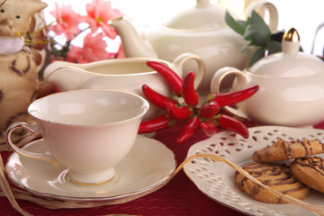 Beauty porcelain pottery