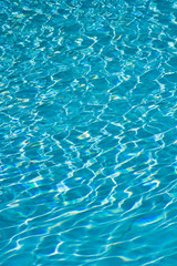 Ripple patterns in a pool at daytime