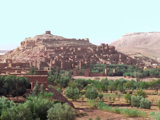 Fototapeta na wymiar wieś w Maroku