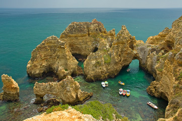 Coastline of Algarve, Portugal