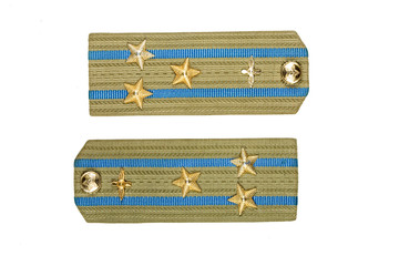 Shoulder straps of different arms in Soviet Army