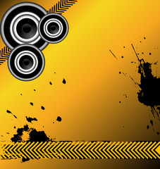 An awesome dark music vector illustration