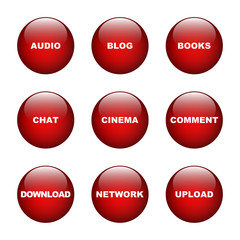 9 Media and Internet Buttons