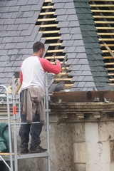 L'ouvrier au travail