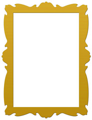 frame border design isolated on white