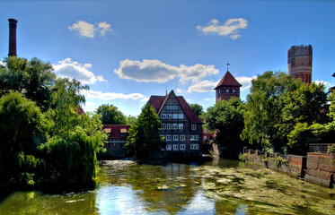 Obraz premium alte ratsmühle lüneburg