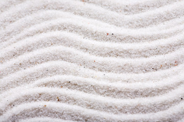 Fototapeta na wymiar Background macro texture of rippled sand