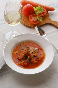 Zuppa di pesce Brodetto all istriana - Cucina dell Istria