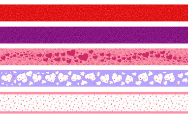 Love Hearts Border collection