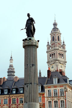 Place du G&eacute;n&eacute;ral de Gaulle, Lille.