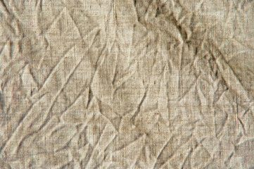 crumpled canvas