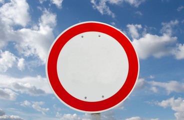 No entry sign