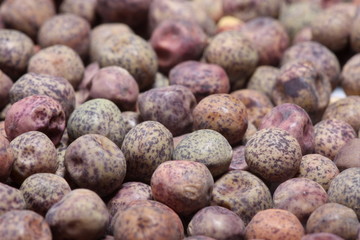 Colorful seeds close-up background texture