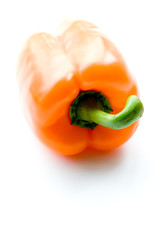 Orange Pepper isolated on a white background