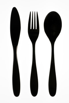 knife fork and spoon