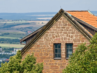 Medieval house in old deutch castle