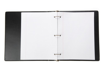 Notebook, Ring Binder, with white background