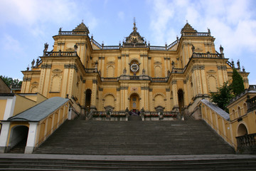 old cathedral at wambierzyce  - kotlina klodzka - poland