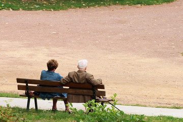 sur le banc public