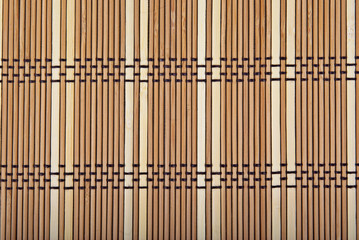 great image of a wooden bamboo mat background