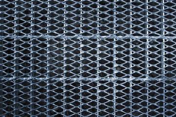 great image of a industrial metal grid walkway background