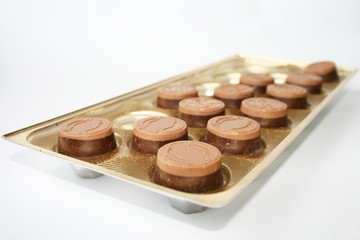 Chocolate candies with filling