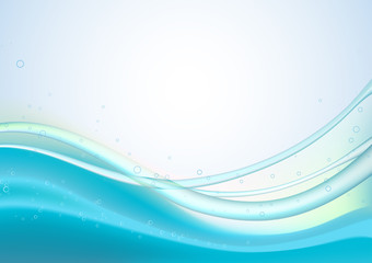 Blue Abstract lines background