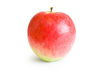 red apple isolated on white background