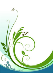 abstract floral vector