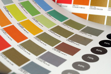 A color table for designers.