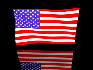 Fototapeta premium Amerikanische Flagge