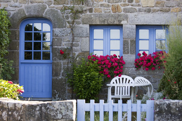 Facade maison bretonne