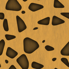 Safari Jungle Themed Seamless Background Leopard Abstract